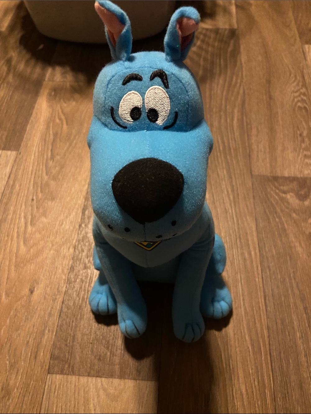 Plush Blue Dog Stuffed Animal — Soft Cuddly Puppy Toy